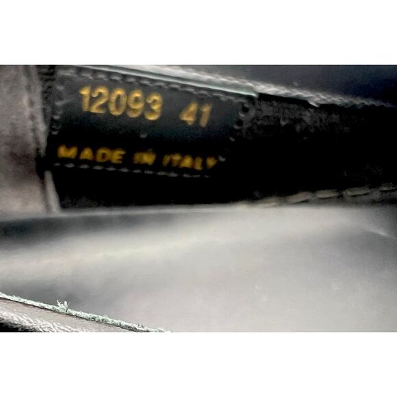 ETRO Slip-on Shoes Unisex Size M8 W11 Paisley Pattern Made In Italy - Picture 7 of 8